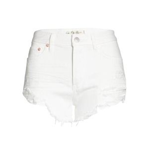 Free People Loving Good Vibrations Shorts Ivory 27 NWT